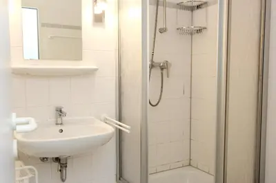 Ein Badezimmer in der Unterkunft Kormoran Brandung