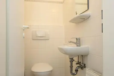 Ein Badezimmer in der Unterkunft Kormoran Brandung