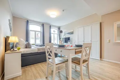 TV/Unterhaltungsangebot in der Unterkunft Villa Mare Whg 3