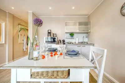 Küche/Küchenzeile in der Unterkunft Villa Mare Whg 3