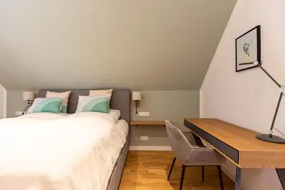 Ein Bett oder Betten in einem Zimmer der Unterkunft Windlooper 1
