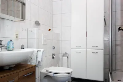 Ein Badezimmer in der Unterkunft Segelzeit