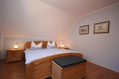 Ein Bett oder Betten in einem Zimmer der Unterkunft Haus Alex Obergeschoss