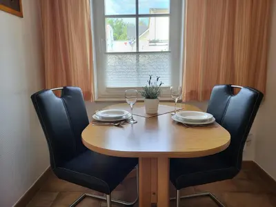 Ein Sitzbereich in der Unterkunft Haus Alex Erdgeschoss