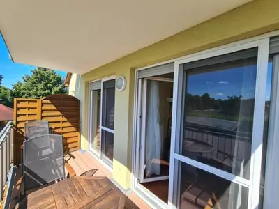 Ein Balkon oder eine Terrasse in der Unterkunft Meeresbrise