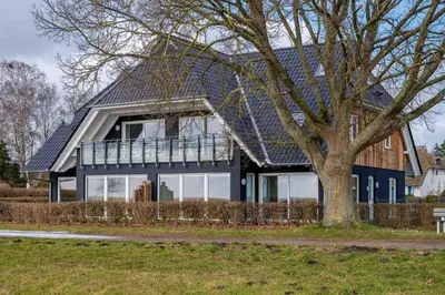 Das Gebäude in dem sich die Ferienwohnung befindet