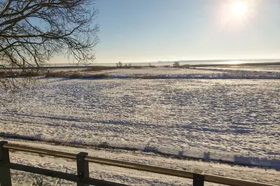 Naturlandschaft in der Nähe der Ferienwohnung