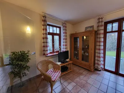 TV/Unterhaltungsangebot in der Unterkunft Strandperle Buchenhof 5 D