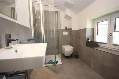 Ein Badezimmer in der Unterkunft FW Backbord Peildeck