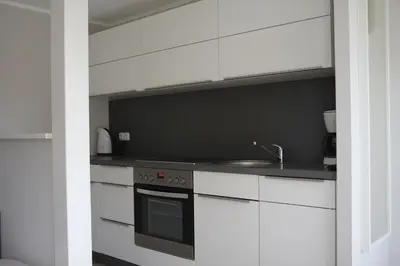 Küche/Küchenzeile in der Unterkunft Amandas Nest
