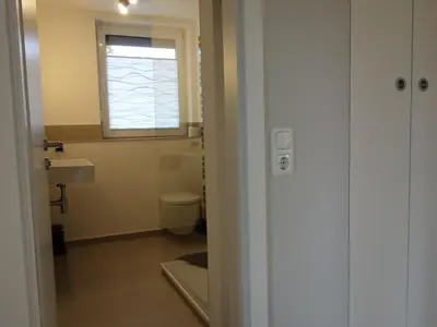 Ein Badezimmer in der Unterkunft Amandas Nest