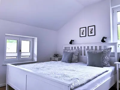 Ein Bett oder Betten in einem Zimmer der Unterkunft FW Steuerbord Peildeck