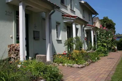 Ein Garten an der Unterkunft FH Nordlicht