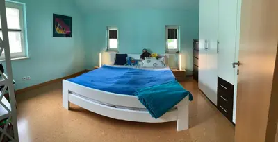 Ein Bett oder Betten in einem Zimmer der Unterkunft FH Nordlicht