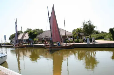 Blick auf einen Fluss in der Nähe der Ferienwohnung