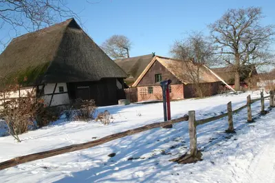 Appartement Strand Heim im Winter