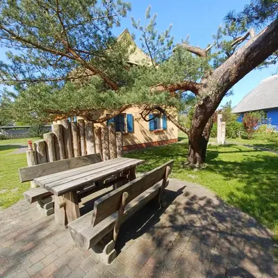 Ein Garten an der Unterkunft Ferienhof am Fischland Flügge