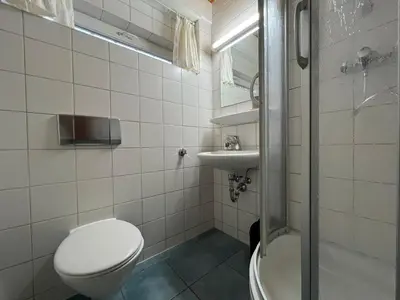 Ein Badezimmer in der Unterkunft Viermaster