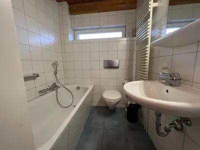 Ein Badezimmer in der Unterkunft Viermaster