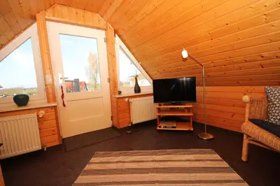 TV/Unterhaltungsangebot in der Unterkunft Ferienwohnung Hinz