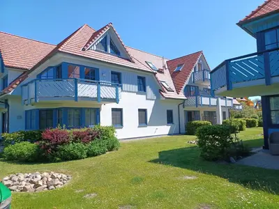 Das Gebäude in dem sich die Ferienwohnung befindet