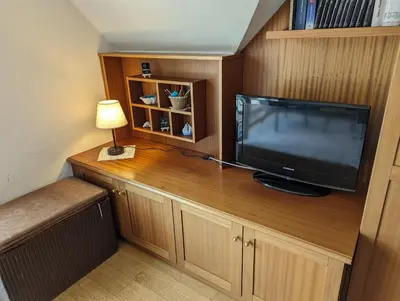 TV/Unterhaltungsangebot in der Unterkunft Hengstmanns Ferienwohnung