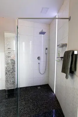 Ein Badezimmer in der Unterkunft Wasserturm