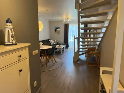 Grundriss der Unterkunft FeWo Ariosa - 4 Personen, Terrasse, Sauna, Garten