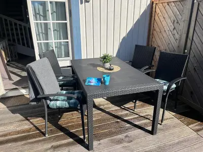 Grundriss der Unterkunft FeWo Ariosa - 4 Personen, Terrasse, Sauna, Garten