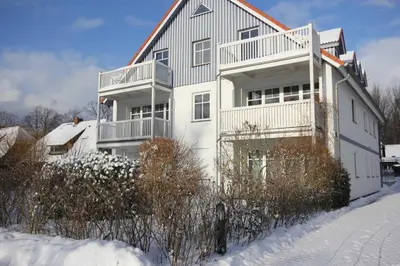 Haus zum Strand 2 4 im Winter
