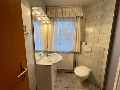 Ein Badezimmer in der Unterkunft Buhne IV OG