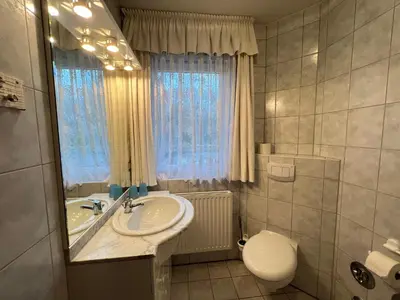 Ein Badezimmer in der Unterkunft Buhne IV OG