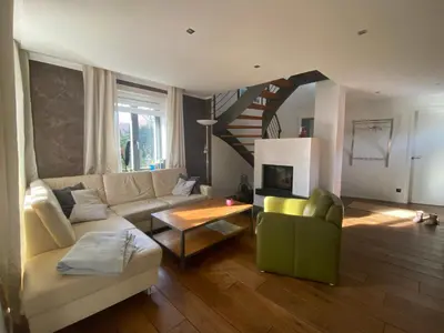 Ein Sitzbereich in der Unterkunft Casa Manfredi