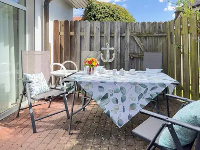 Ein Patio oder anderer Außenbereich in der Unterkunft Inselperle Whg 1