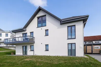 Das Gebäude in dem sich die Ferienwohnung befindet