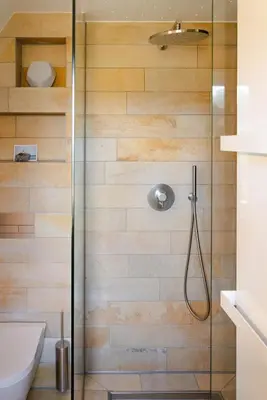 Ein Badezimmer in der Unterkunft Traumhaus-Wustrow