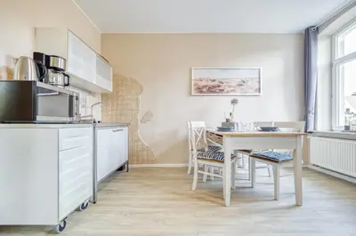 Küche/Küchenzeile in der Unterkunft Villa Mare Whg 5