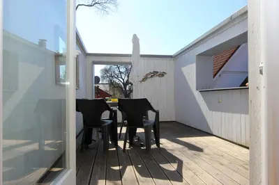 Ein Balkon oder eine Terrasse in der Unterkunft Lichtdeck