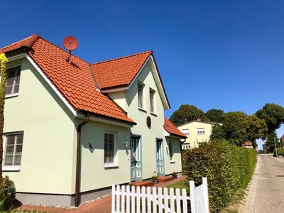 Das Gebäude in dem sich die Ferienwohnung befindet