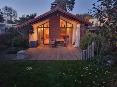 Ein Garten an der Unterkunft Ferienhaus Kurs Nordost