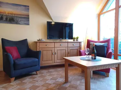 TV/Unterhaltungsangebot in der Unterkunft Strandhaus Jonathan 3