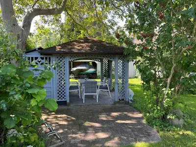 Ein Garten an der Unterkunft Tiny House Ostsee # Naturwerk