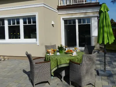 Das Gebäude in dem sich die Ferienwohnung befindet