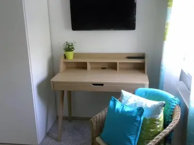 TV/Unterhaltungsangebot in der Unterkunft Godehus 6, exquisites Ferienhaus für 6 Personen in Zingst