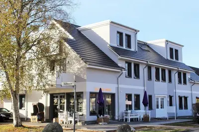 Das Gebäude in dem sich die Ferienwohnung befindet