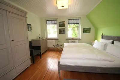 Ein Bett oder Betten in einem Zimmer der Unterkunft Ferienwohnung Sonnensuite
