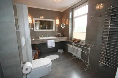 Ein Badezimmer in der Unterkunft Ferienwohnung Sonnensuite