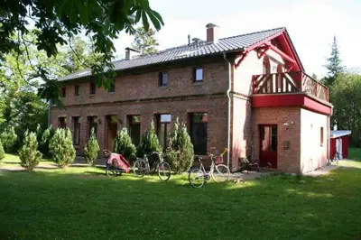 Ein Garten an der Unterkunft Erholung in der Natur - Urlaub im Alten Forsthaus