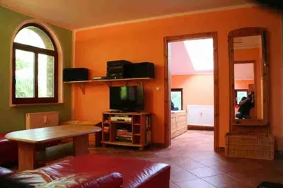 TV/Unterhaltungsangebot in der Unterkunft Erholung in der Natur - Urlaub im Alten Forsthaus