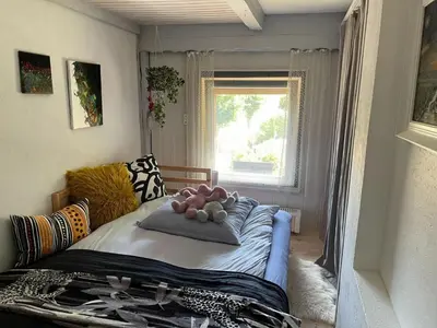 Ein Bett oder Betten in einem Zimmer der Unterkunft Naturwerk